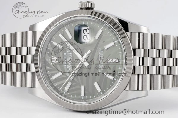 DateJust 36 SS 116234 VSF 1:1 Best Edition 904L Steel Green Leaf Dial on Jubilee Bracelet VS3235