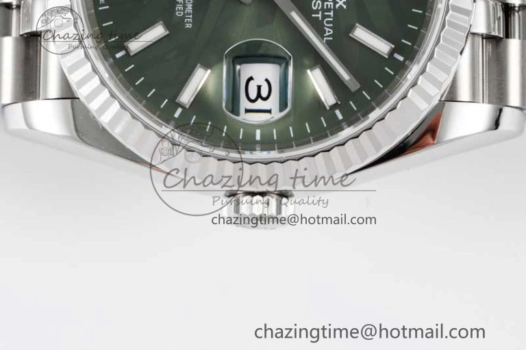 DateJust 36 SS 116234 VSF 1:1 Best Edition 904L Steel Green Leaf Dial on Jubilee Bracelet VS3235