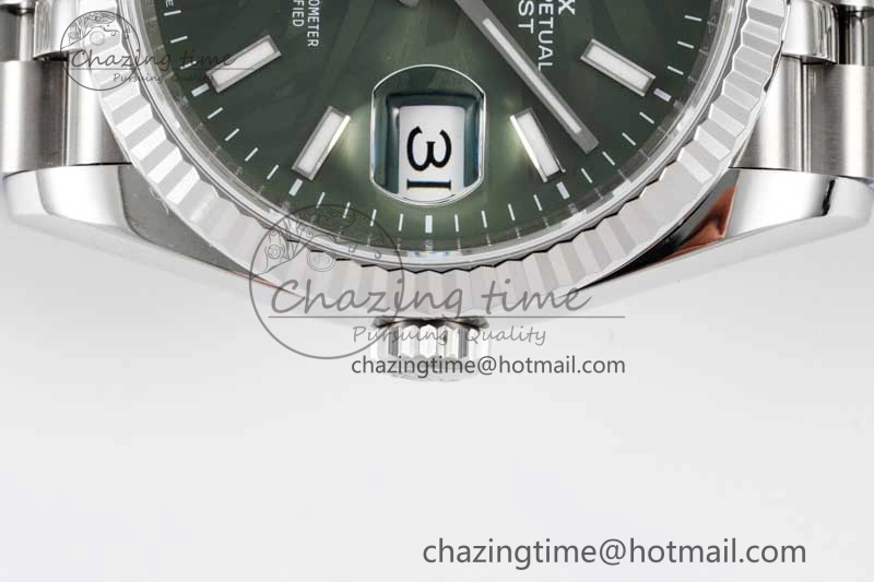 DateJust 36 SS 116234 VSF 1:1 Best Edition 904L Steel Green Leaf Dial on Jubilee Bracelet VS3235