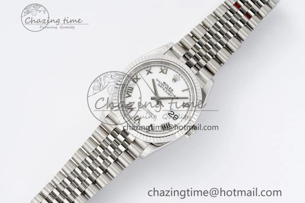 DateJust 36 SS 116234 VSF 1:1 Best Edition 904L Steel White Roman Dial on Jubilee Bracelet VS3135