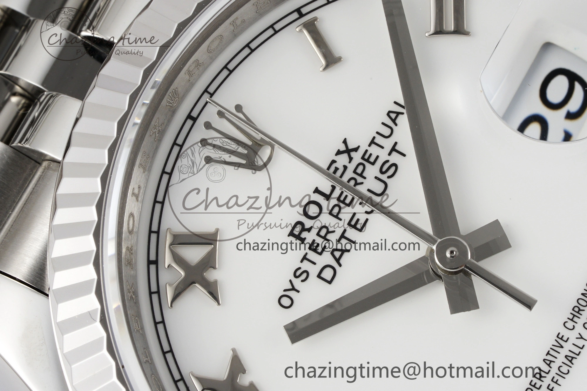 DateJust 36 SS 116234 VSF 1:1 Best Edition 904L Steel White Roman Dial on Jubilee Bracelet VS3135