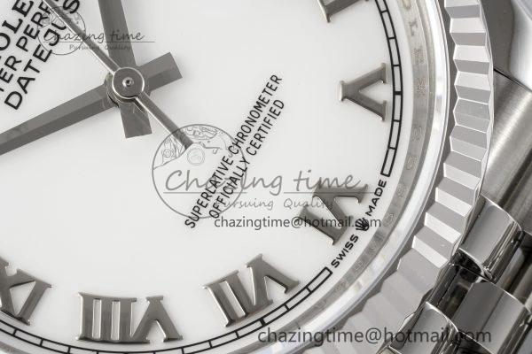 DateJust 36 SS 116234 VSF 1:1 Best Edition 904L Steel White Roman Dial on Jubilee Bracelet VS3135