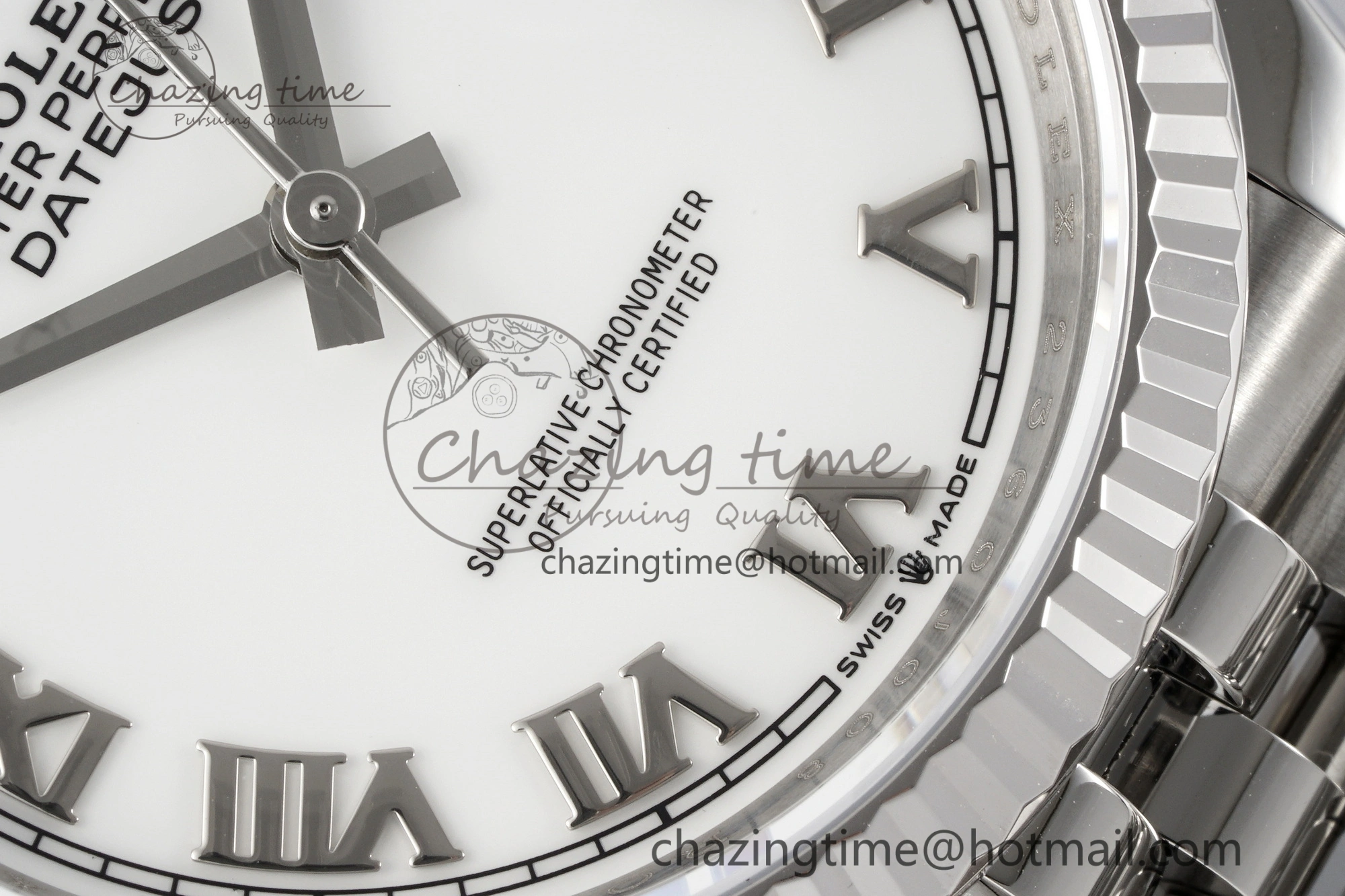 DateJust 36 SS 116234 VSF 1:1 Best Edition 904L Steel White Roman Dial on Jubilee Bracelet VS3135