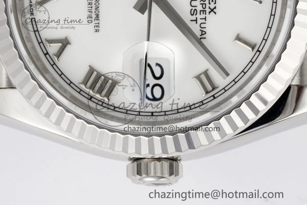 DateJust 36 SS 116234 VSF 1:1 Best Edition 904L Steel White Roman Dial on Jubilee Bracelet VS3135