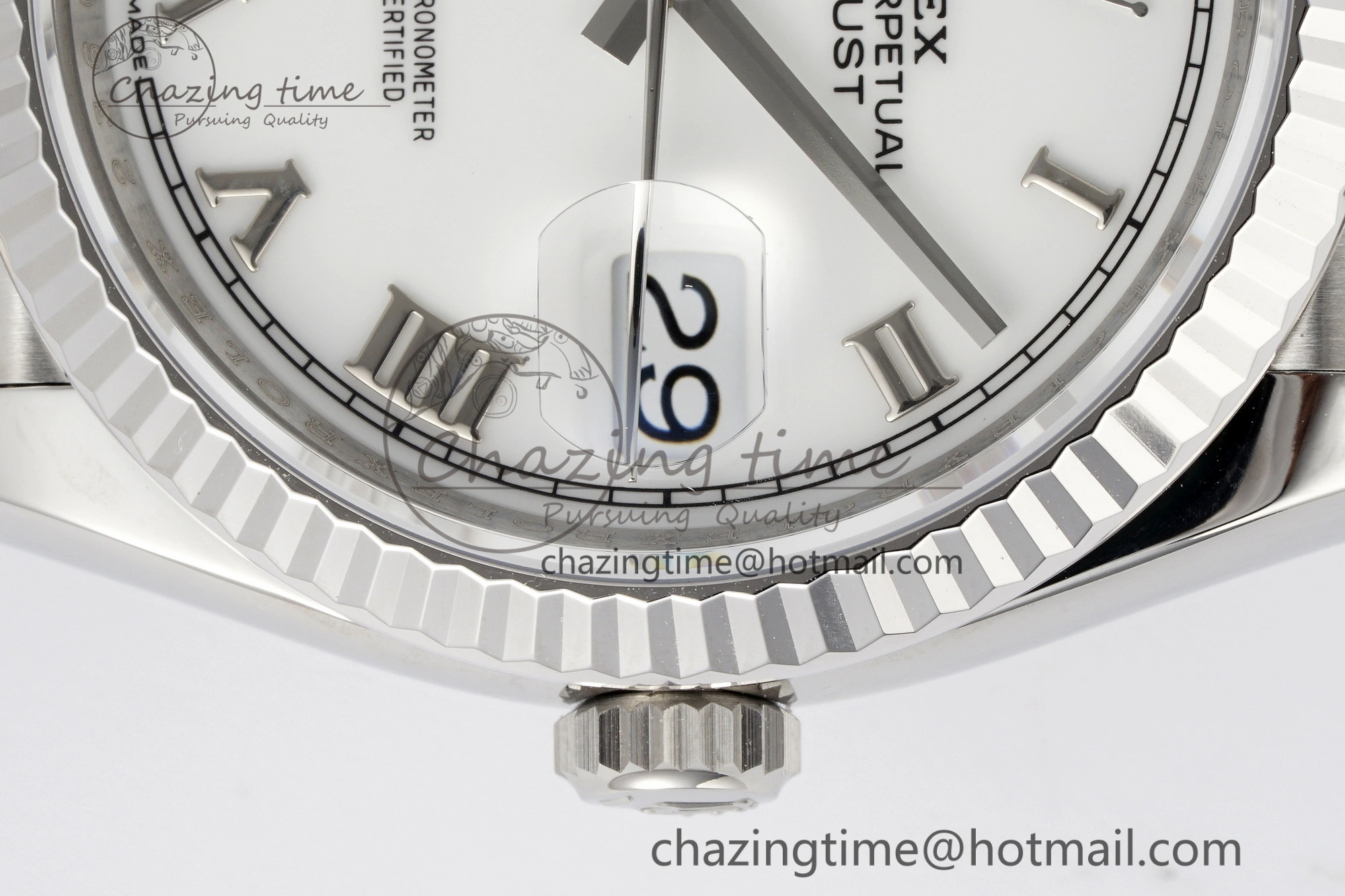 DateJust 36 SS 116234 VSF 1:1 Best Edition 904L Steel White Roman Dial on Jubilee Bracelet VS3135