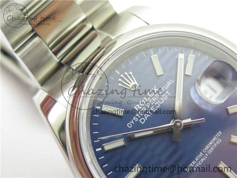 DateJust 36 SS 126200 BP Maker 1:1 Best Edition Blue Dial on Oyster Bracelet