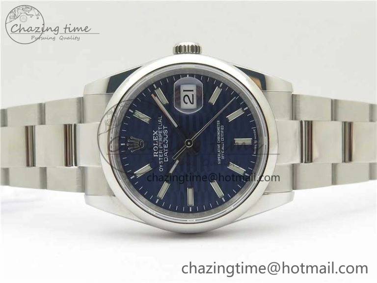 DateJust 36 SS 126200 BP Maker 1:1 Best Edition Blue Dial on Oyster Bracelet