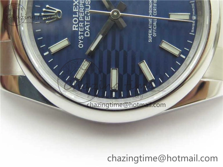 DateJust 36 SS 126200 BP Maker 1:1 Best Edition Blue Dial on Oyster Bracelet
