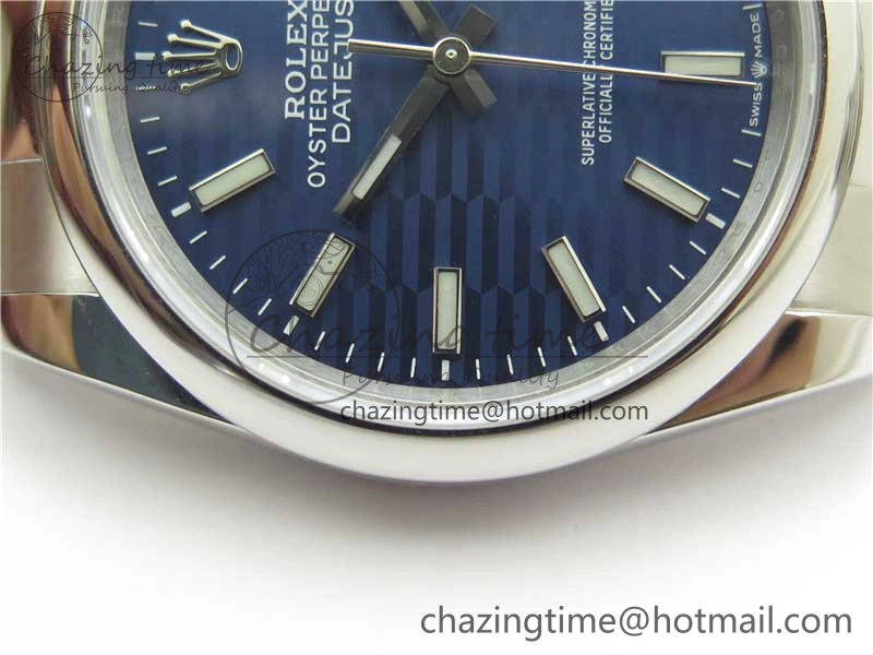 DateJust 36 SS 126200 BP Maker 1:1 Best Edition Blue Dial on Oyster Bracelet