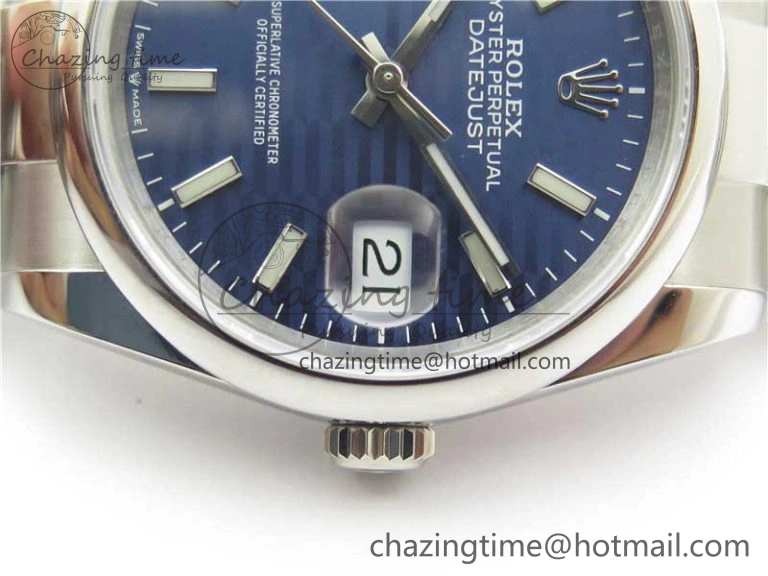DateJust 36 SS 126200 BP Maker 1:1 Best Edition Blue Dial on Oyster Bracelet