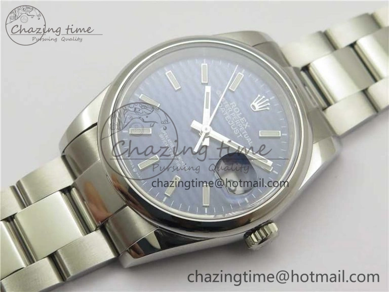 DateJust 36 SS 126200 BP Maker 1:1 Best Edition Blue Dial on Oyster Bracelet