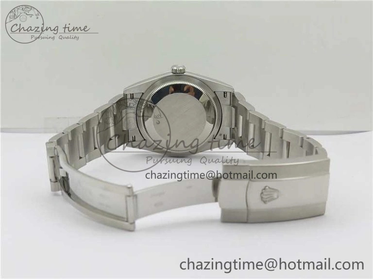 DateJust 36 SS 126200 BP Maker 1:1 Best Edition Fluted Bezel Blue Dial on Oyster Bracelet