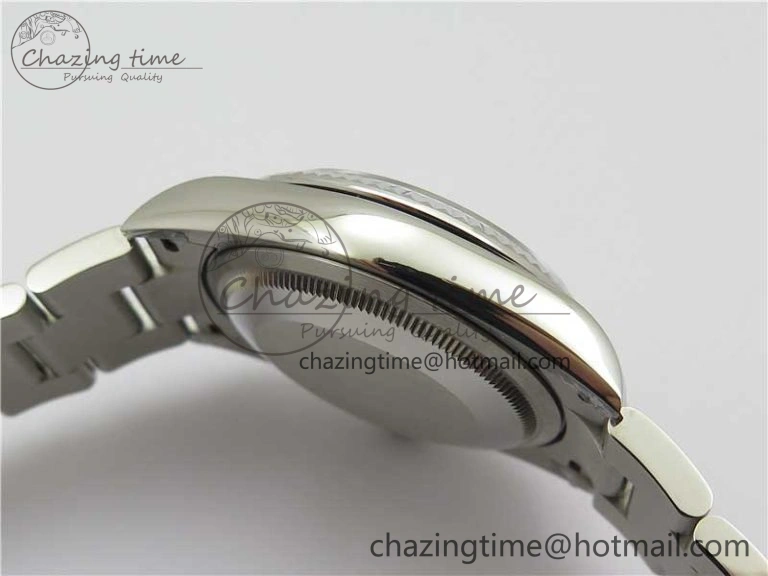 DateJust 36 SS 126200 BP Maker 1:1 Best Edition Fluted Bezel Gray Roman Dial on Oyster Bracelet