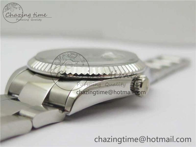 DateJust 36 SS 126200 BP Maker 1:1 Best Edition Fluted Bezel New Green Dial on Oyster Bracelet