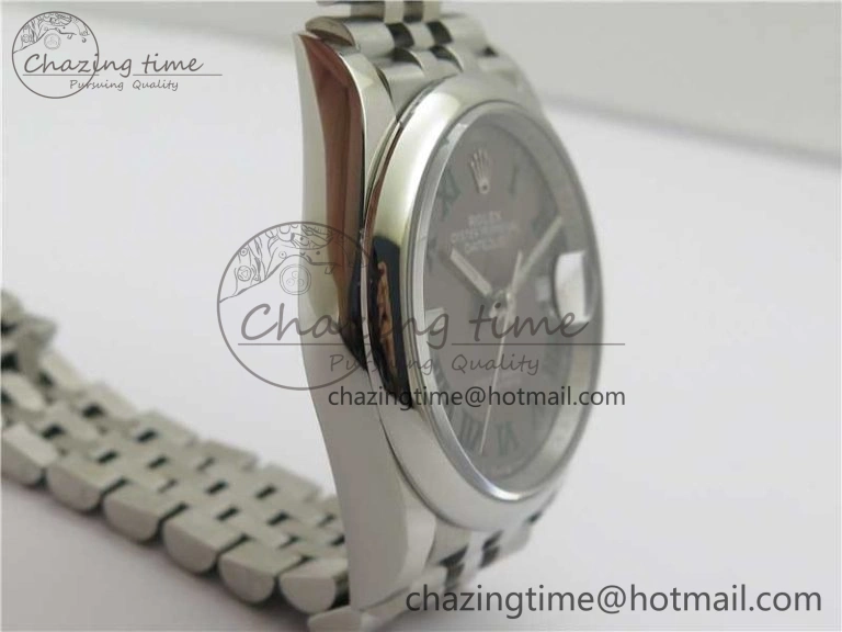 DateJust 36 SS 126200 BP Maker 1:1 Best Edition Gray Roman Dial on Jubilee Bracelet