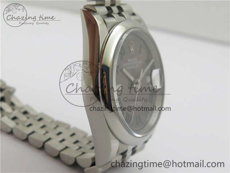 DateJust 36 SS 126200 BP Maker 1:1 Best Edition Gray Roman Dial on Jubilee Bracelet