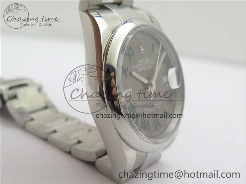 DateJust 36 SS 126200 BP Maker 1:1 Best Edition Gray Roman Dial on Oyster Bracelet