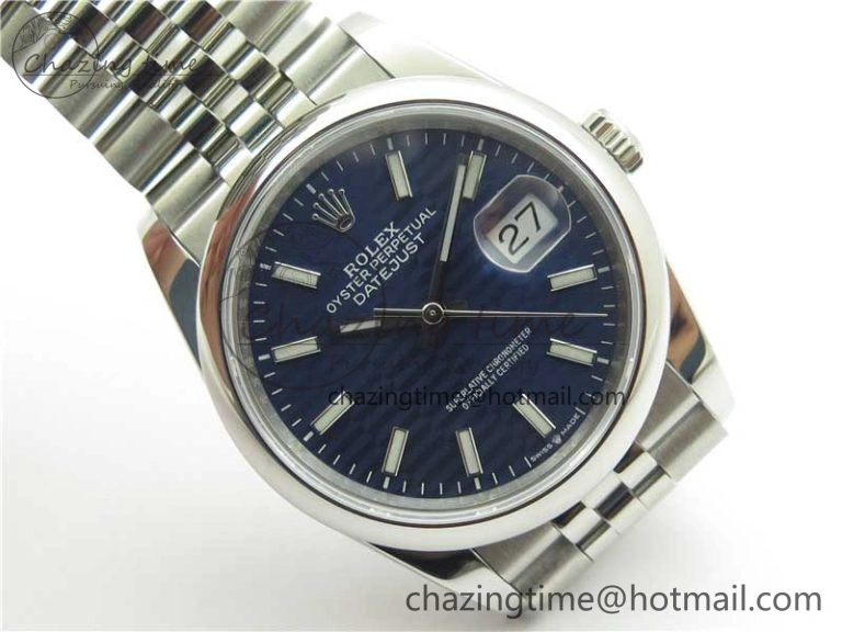 DateJust 36 SS 126200 BP Maker 1:1 Best Edition New Blue Dial on Jubilee Bracelet