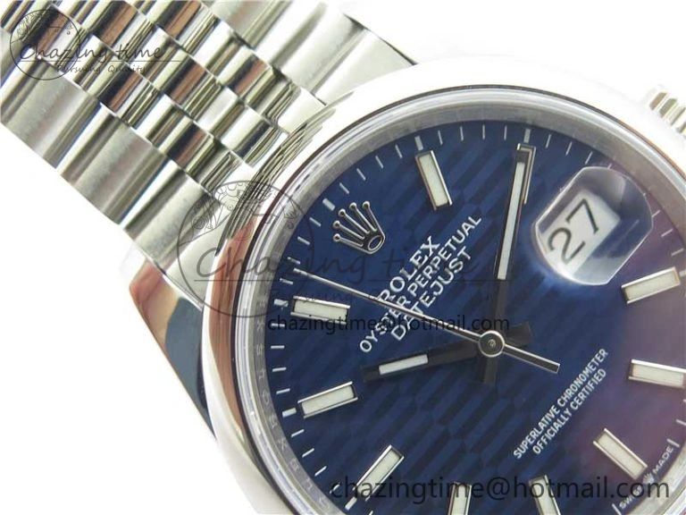 DateJust 36 SS 126200 BP Maker 1:1 Best Edition New Blue Dial on Jubilee Bracelet