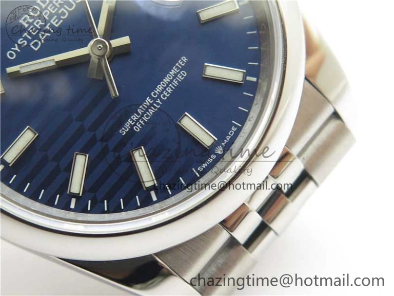 DateJust 36 SS 126200 BP Maker 1:1 Best Edition New Blue Dial on Jubilee Bracelet