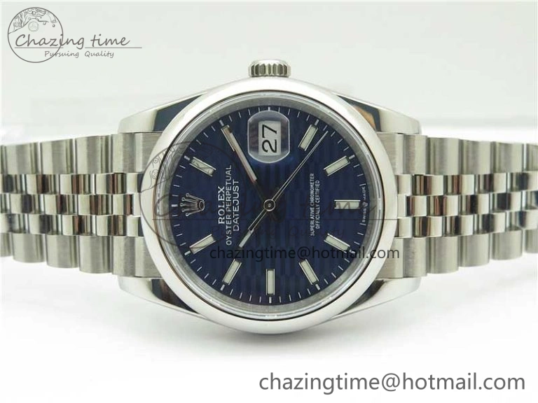 DateJust 36 SS 126200 BP Maker 1:1 Best Edition New Blue Dial on Jubilee Bracelet