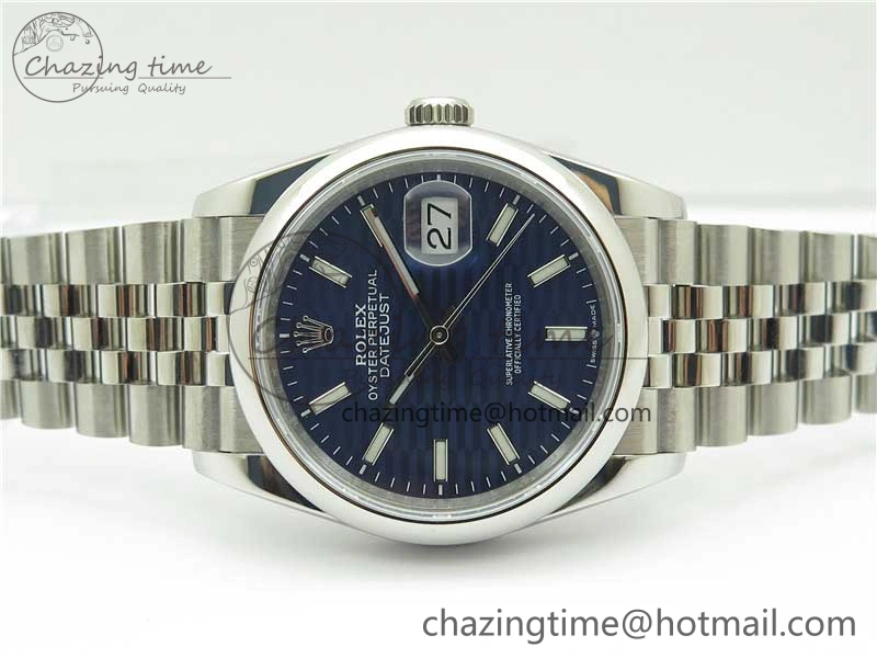 DateJust 36 SS 126200 BP Maker 1:1 Best Edition New Blue Dial on Jubilee Bracelet