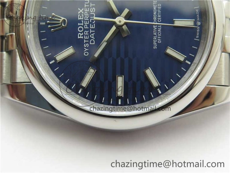 DateJust 36 SS 126200 BP Maker 1:1 Best Edition New Blue Dial on Jubilee Bracelet