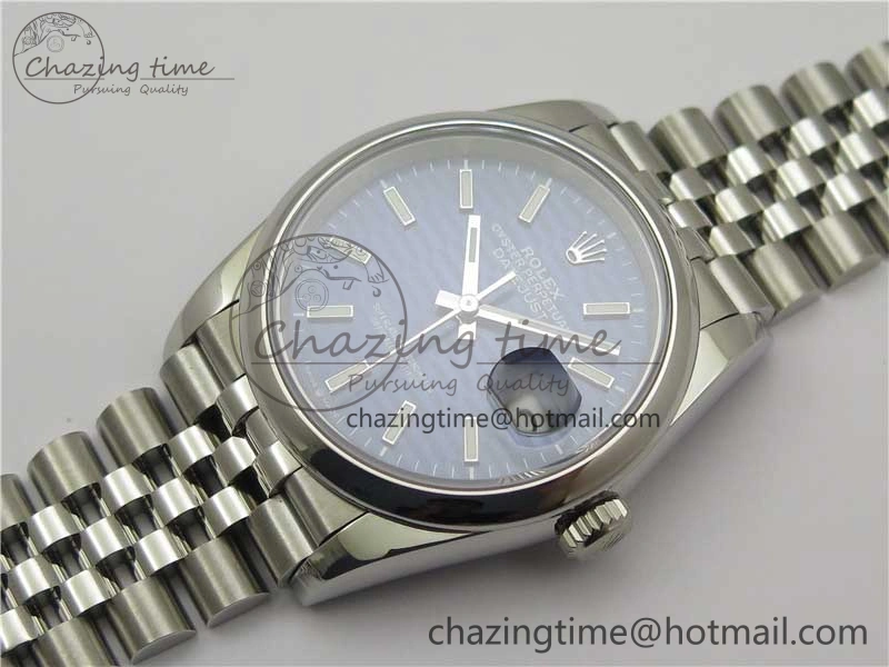 DateJust 36 SS 126200 BP Maker 1:1 Best Edition New Blue Dial on Jubilee Bracelet