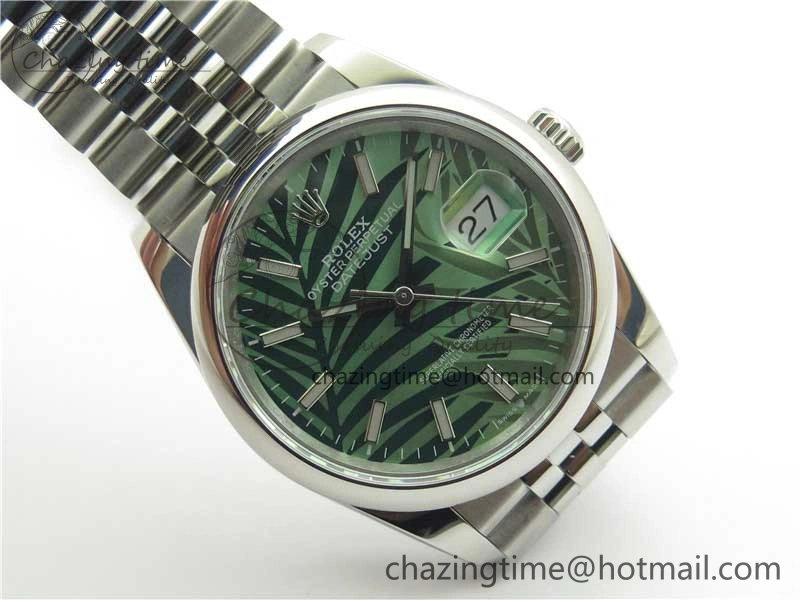 DateJust 36 SS 126200 BP Maker 1:1 Best Edition New Green Dial on Jubilee Bracelet