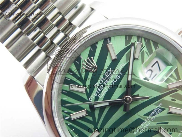 DateJust 36 SS 126200 BP Maker 1:1 Best Edition New Green Dial on Jubilee Bracelet