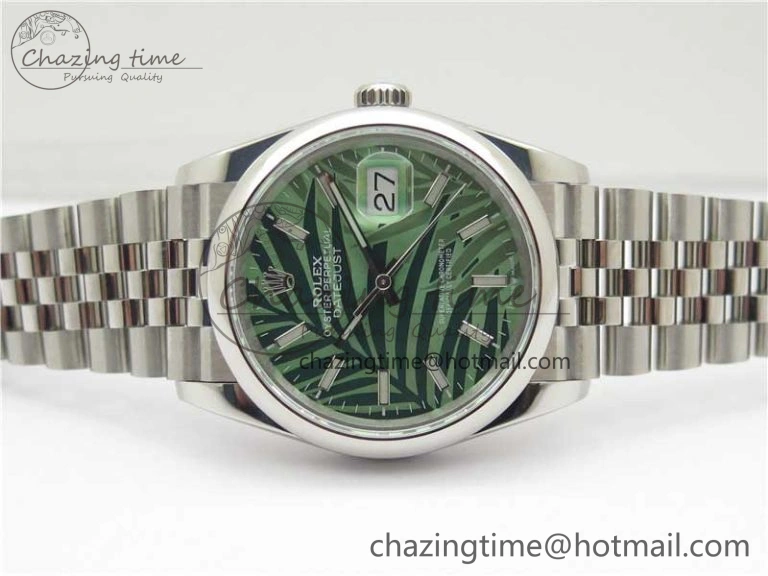 DateJust 36 SS 126200 BP Maker 1:1 Best Edition New Green Dial on Jubilee Bracelet