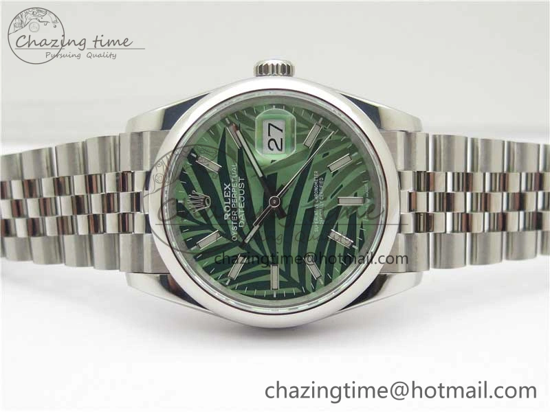 DateJust 36 SS 126200 BP Maker 1:1 Best Edition New Green Dial on Jubilee Bracelet