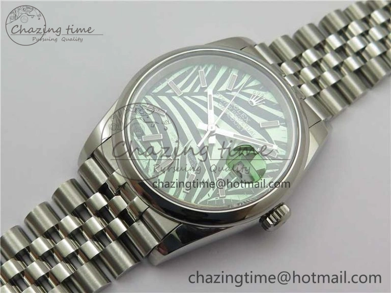 DateJust 36 SS 126200 BP Maker 1:1 Best Edition New Green Dial on Jubilee Bracelet