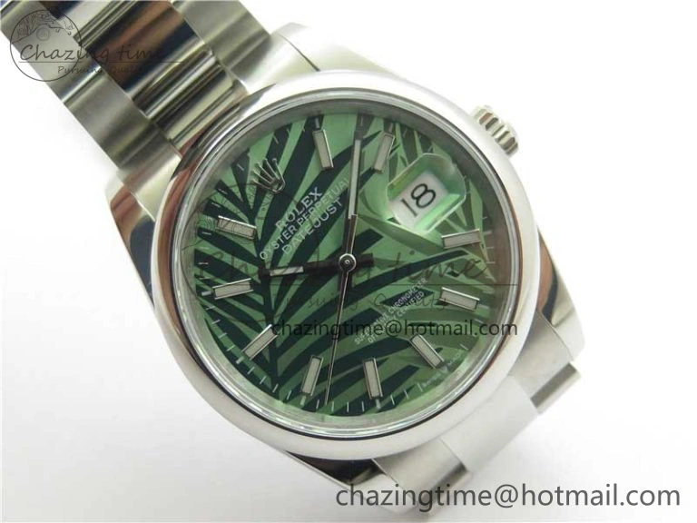 DateJust 36 SS 126200 BP Maker 1:1 Best Edition New Green Dial on Oyster Bracelet