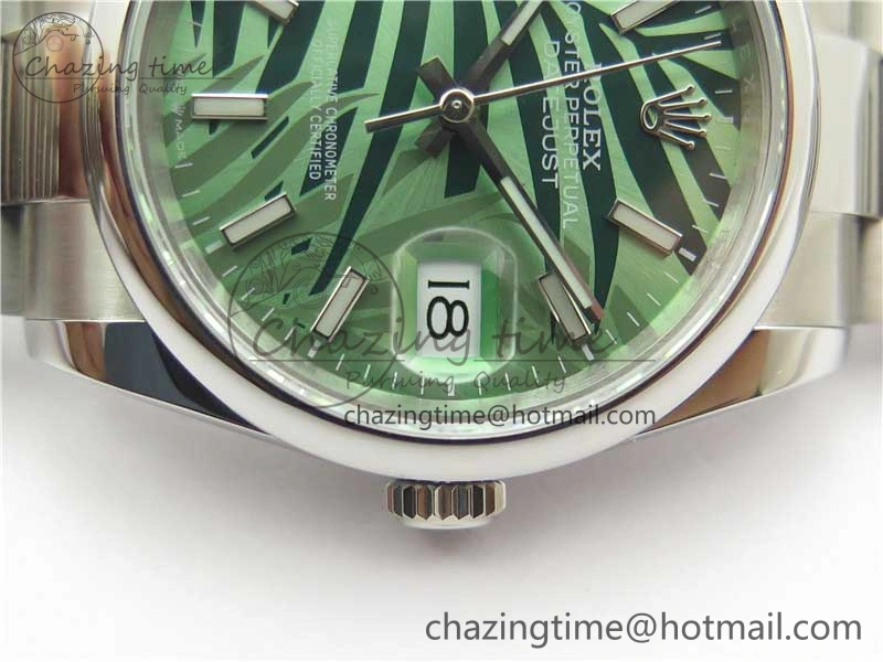 DateJust 36 SS 126200 BP Maker 1:1 Best Edition New Green Dial on Oyster Bracelet