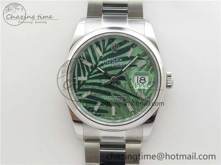DateJust 36 SS 126200 BP Maker 1:1 Best Edition New Green Dial on Oyster Bracelet