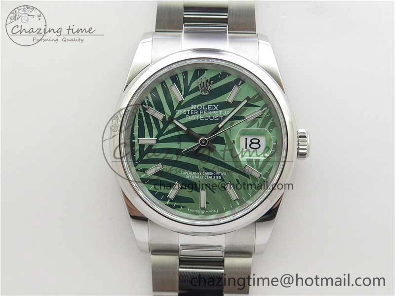 DateJust 36 SS 126200 BP Maker 1:1 Best Edition New Green Dial on Oyster Bracelet