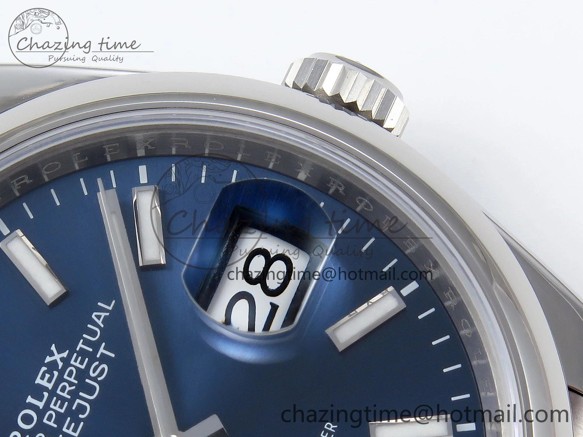 DateJust 36 SS 126200 VSF 1:1 Best Edition 904L Steel Blue Dial on Oyster Bracelet VS3235