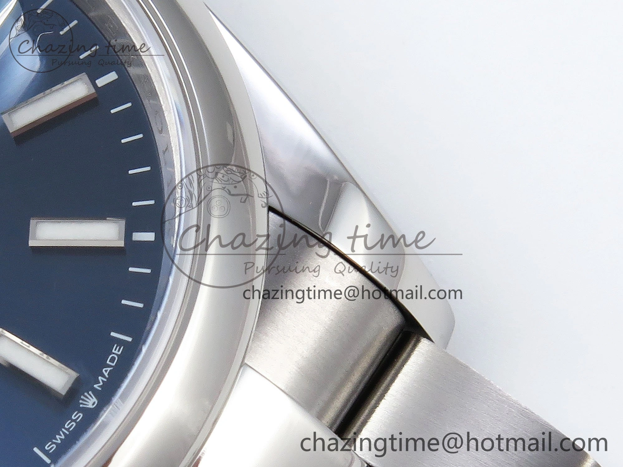 DateJust 36 SS 126200 VSF 1:1 Best Edition 904L Steel Blue Dial on Oyster Bracelet VS3235