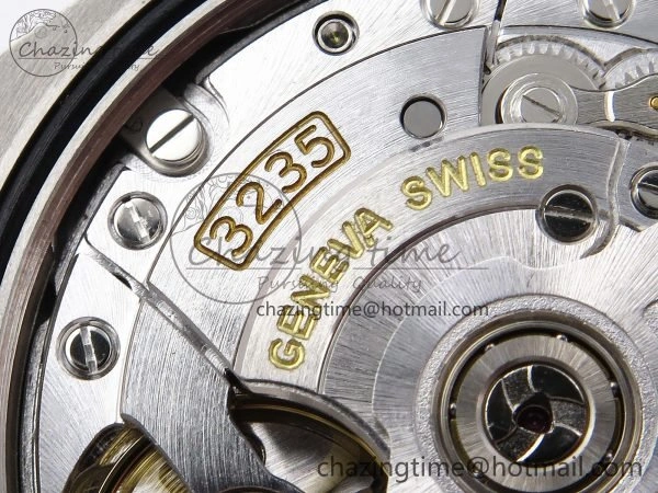 DateJust 36 SS 126200 VSF 1:1 Best Edition 904L Steel Gray Dial Green Roman on Oyster Bracelet VS3235