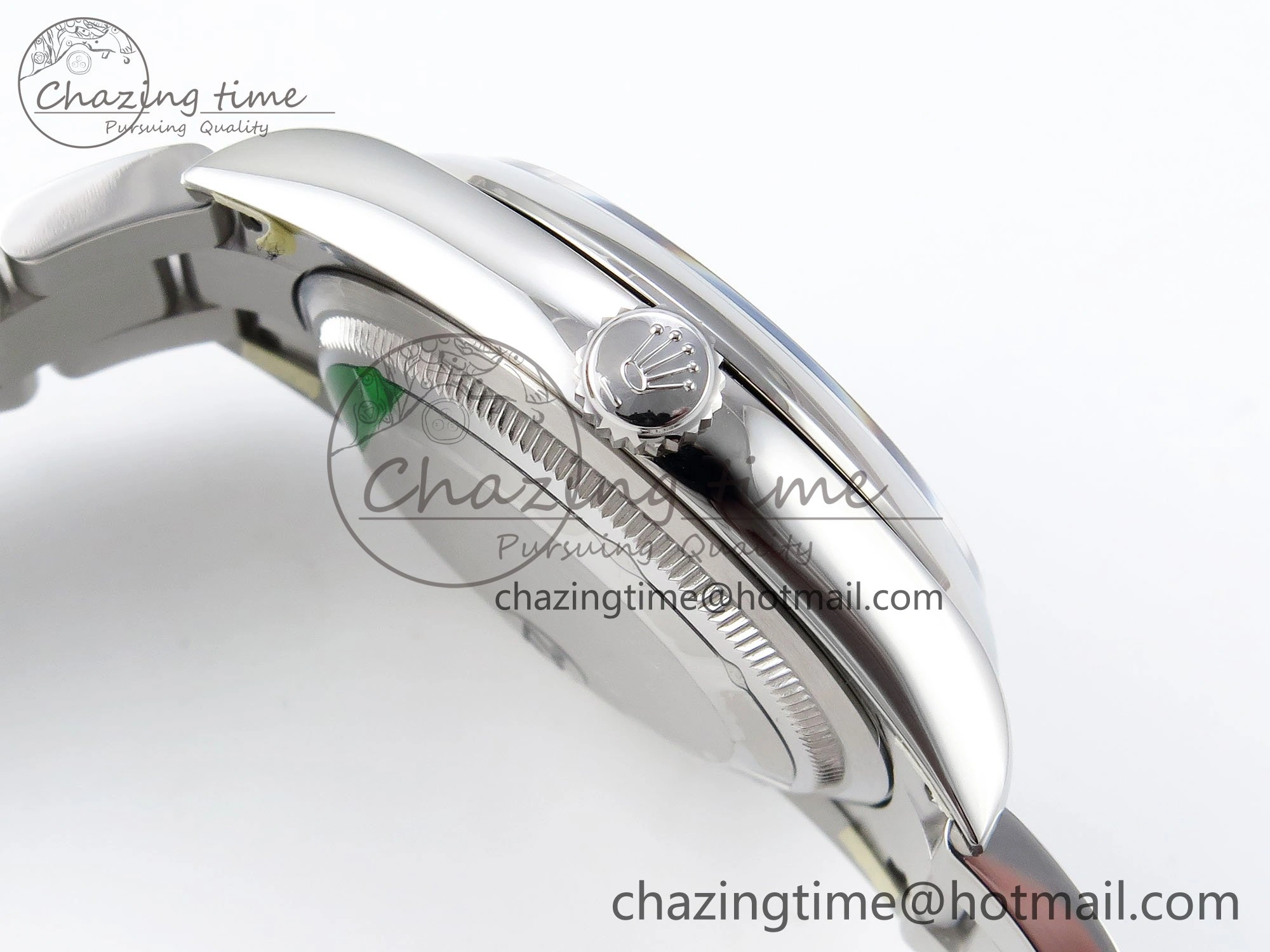 DateJust 36 SS 126200 VSF 1:1 Best Edition 904L Steel Green Dial on Oyster Bracelet VS3235