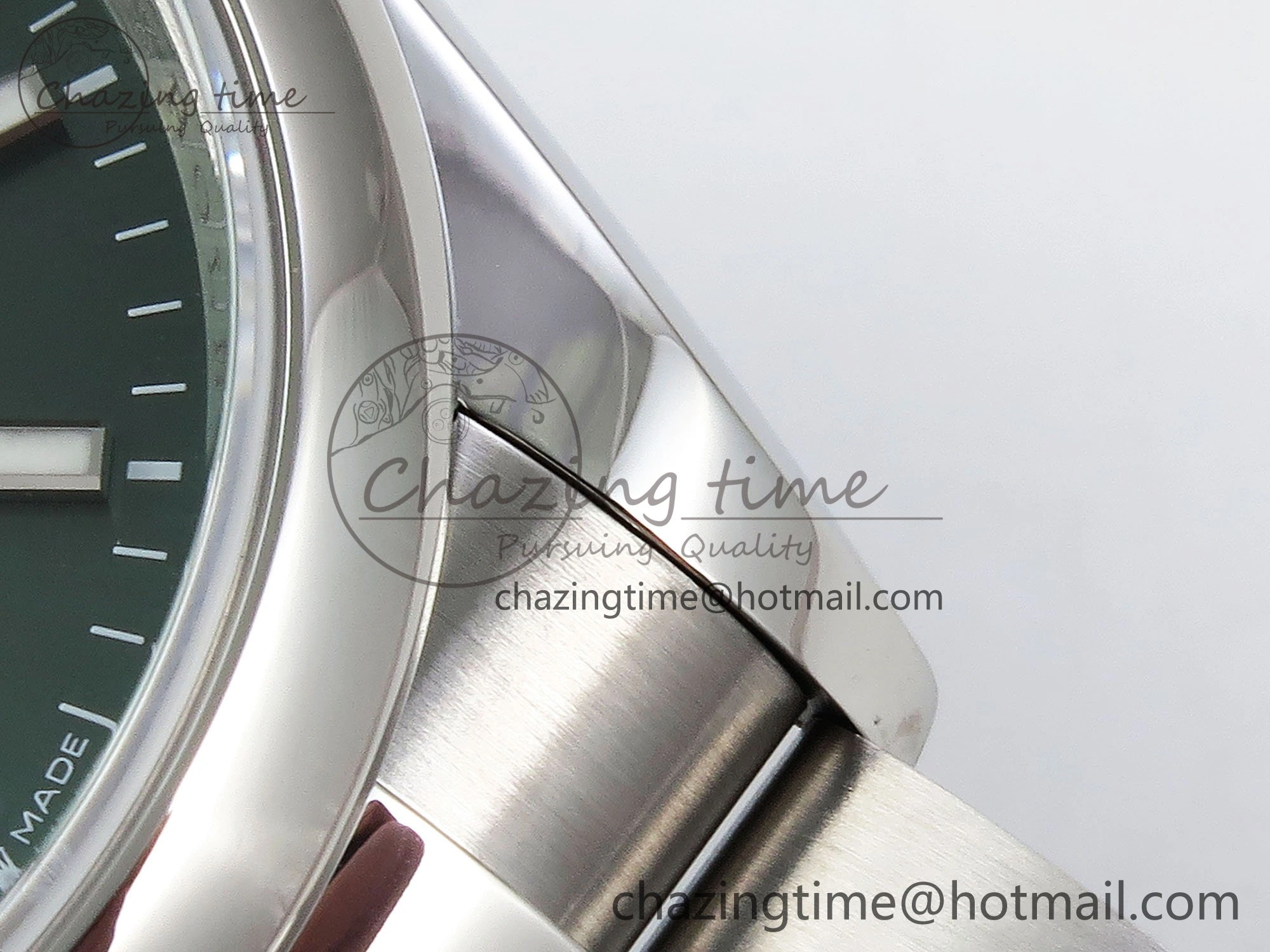 DateJust 36 SS 126200 VSF 1:1 Best Edition 904L Steel Green Dial on Oyster Bracelet VS3235