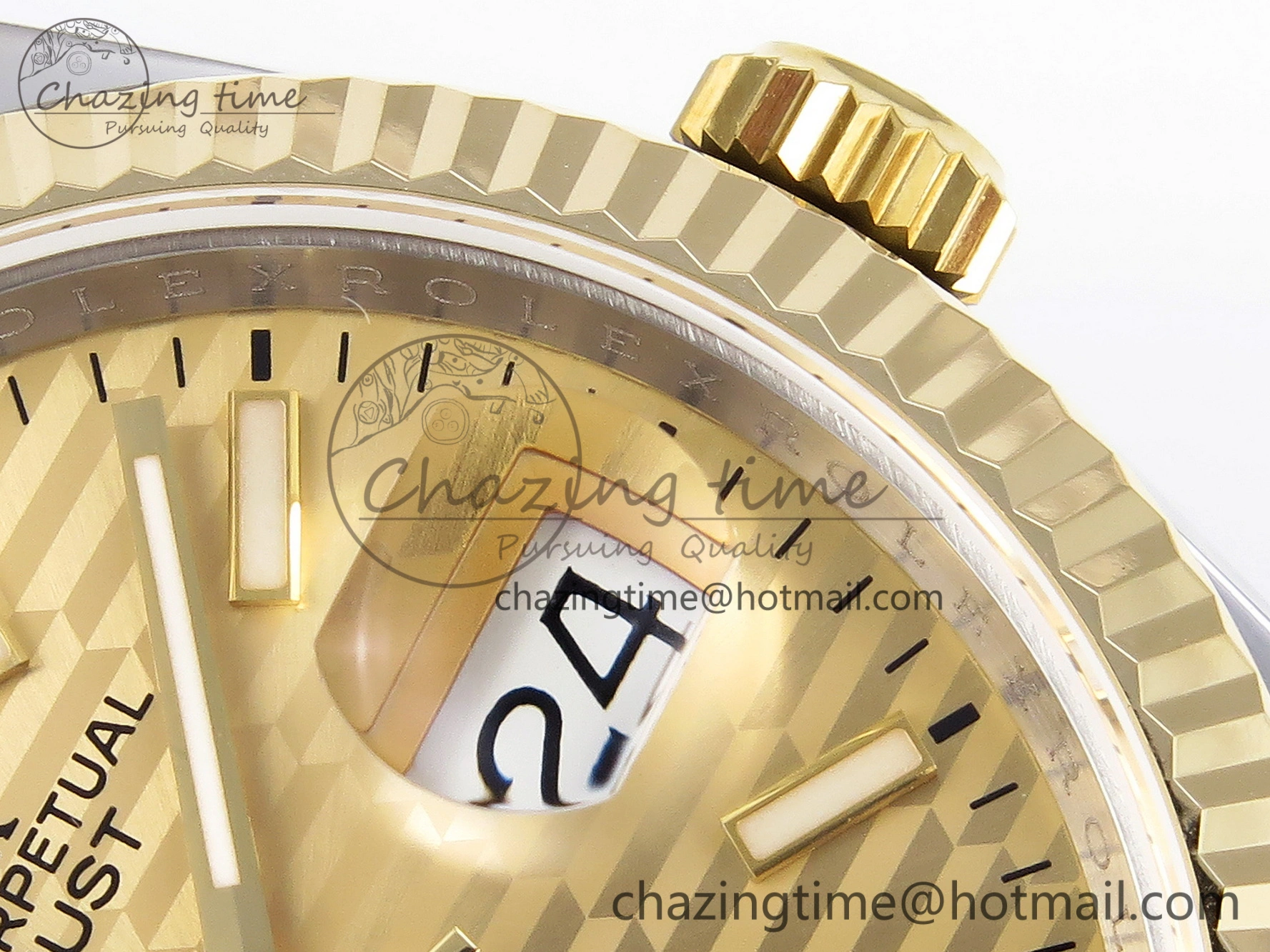 DateJust 36 SS 126233 BP Maker 1:1 Best Edition YG Textured Dial on SS YG Jubilee Bracelet A2824