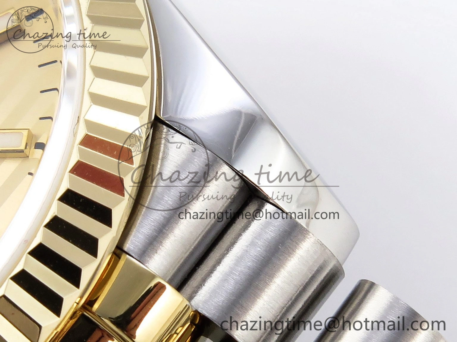 DateJust 36 SS 126233 BP Maker 1:1 Best Edition YG Textured Dial on SS YG Jubilee Bracelet A2824