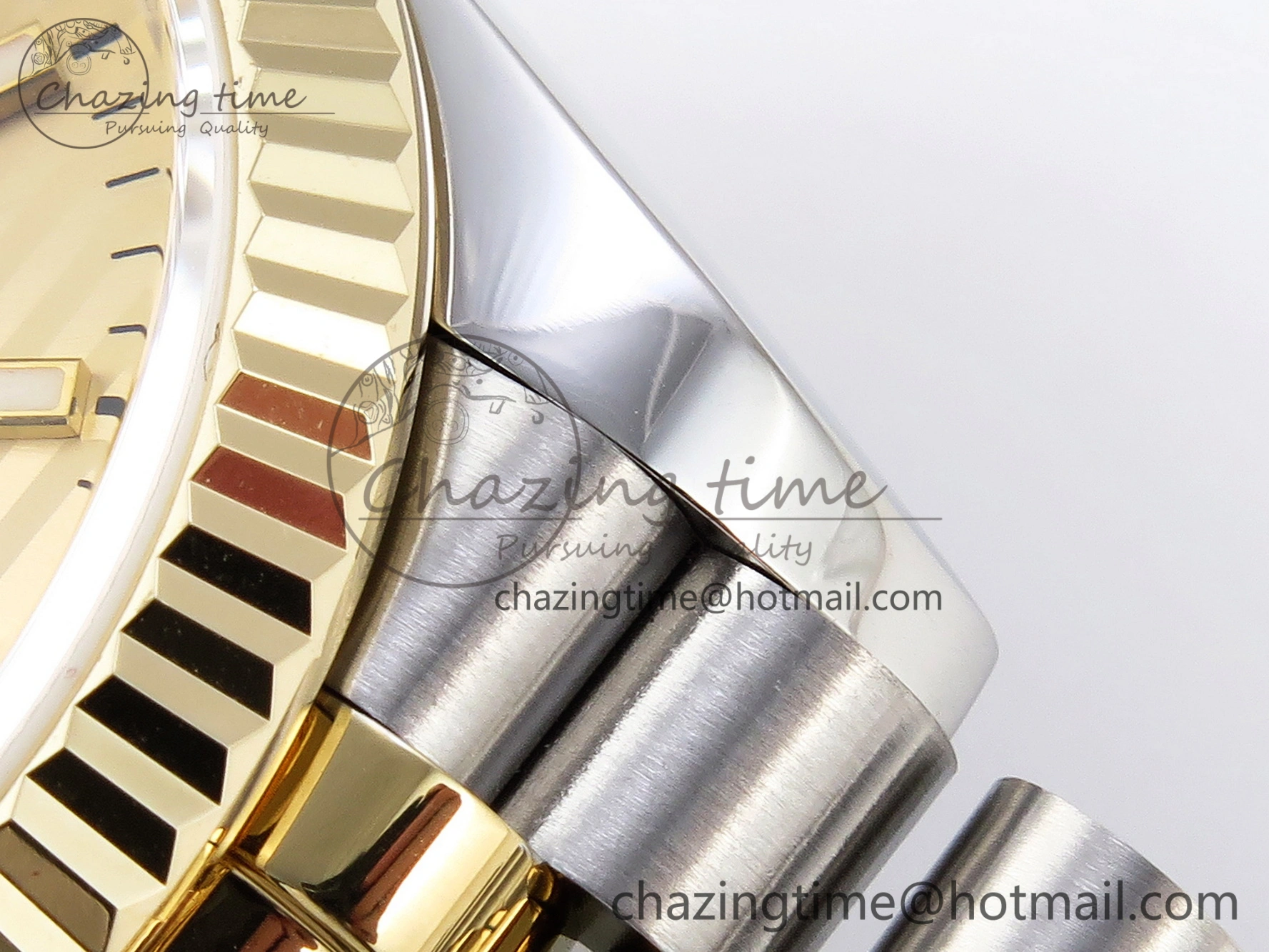 DateJust 36 SS 126233 BP Maker 1:1 Best Edition YG Textured Dial on SS YG Jubilee Bracelet A2824