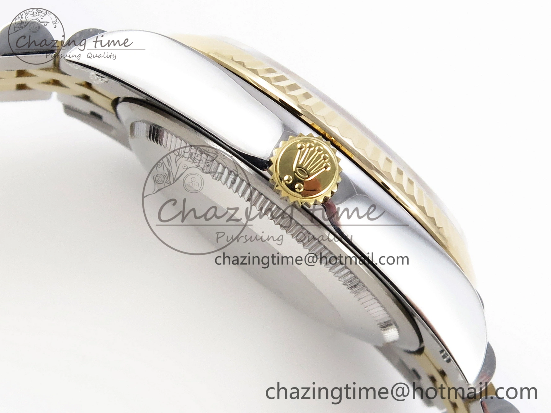 DateJust 36 SS 126233 BP Maker 1:1 Best Edition YG Textured Dial on SS YG Jubilee Bracelet A2824