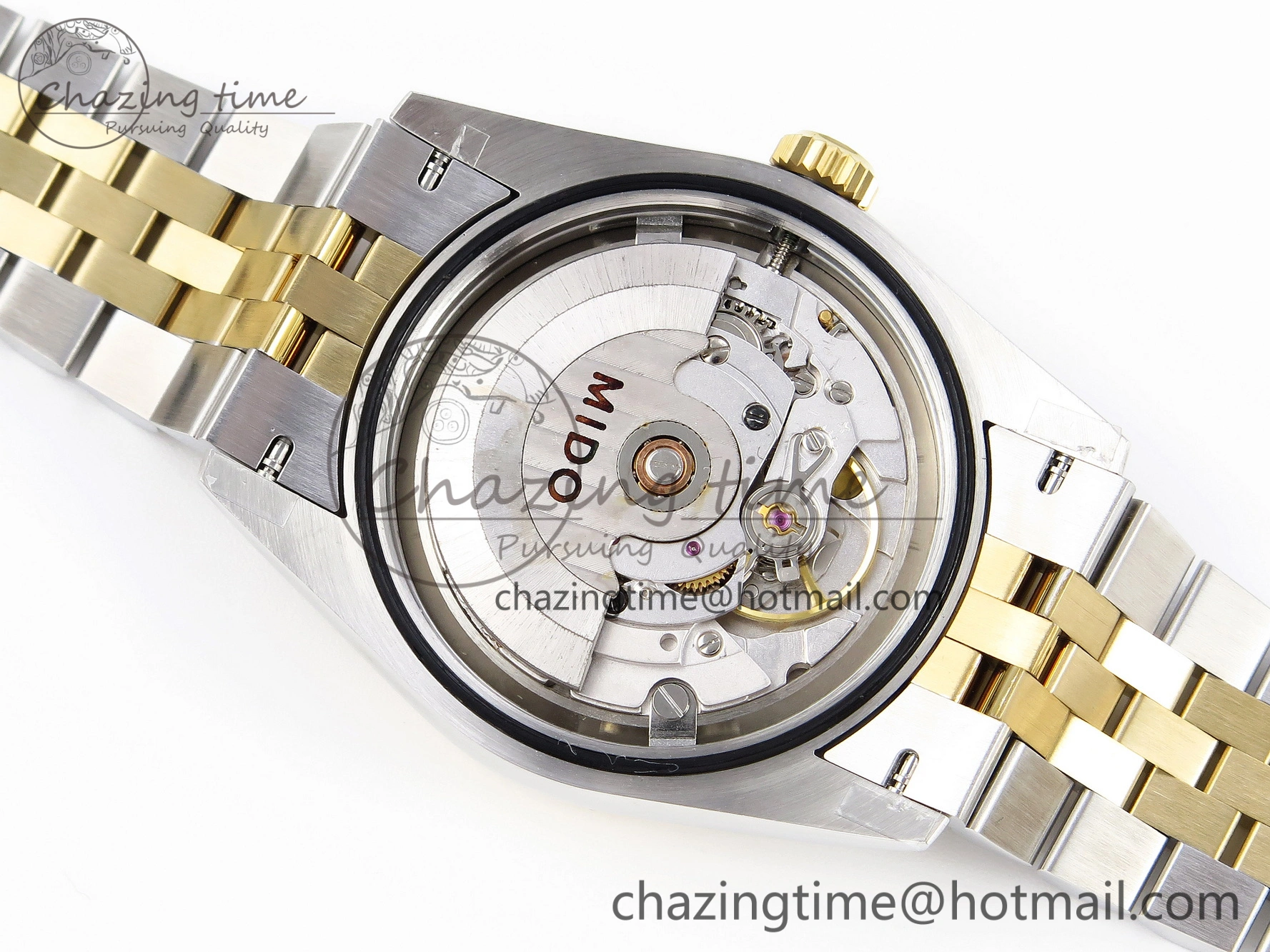DateJust 36 SS 126233 BP Maker 1:1 Best Edition YG Textured Dial on SS YG Jubilee Bracelet A2824