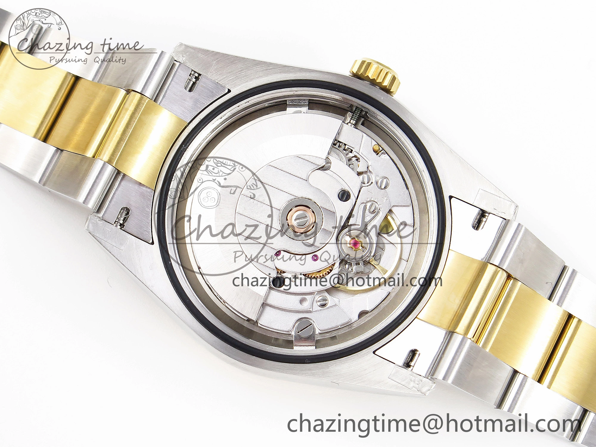 DateJust 36 SS 126233 BP Maker 1:1 Best Edition YG Textured Dial on SS YG Oyster Bracelet A2824