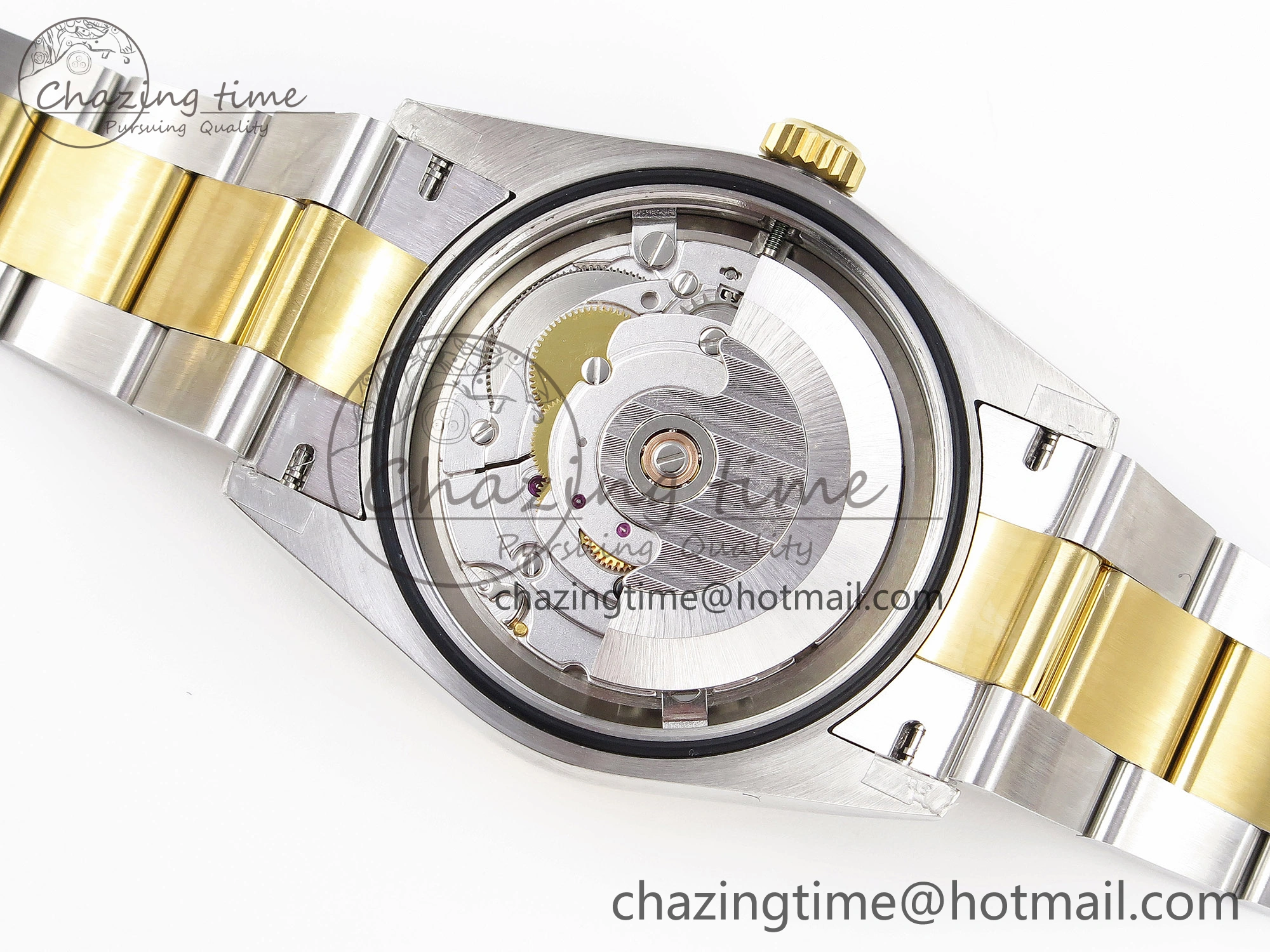 DateJust 36 SS 126233 BP Maker 1:1 Best Edition YG Textured Dial on SS YG Oyster Bracelet A2824