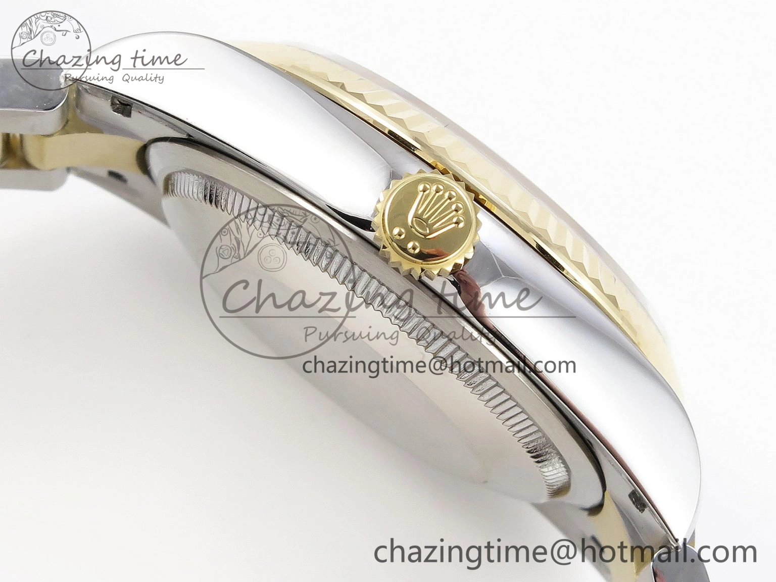 DateJust 36 SS 126233 BP Maker 1:1 Best Edition YG Textured Dial on SS YG Oyster Bracelet A2824